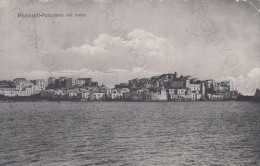 CARTOLINA  POZZUOLI,CAMPANIA-PANORAMA DAL MARE-STORIA,MEMORIA,CULTURA,RELIGIONE,IMPERO ROMANO,VIAGGIATA 1912 - Pozzuoli