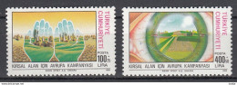 Turkije Mi 2829,2830 Europa Postfris - Unused Stamps