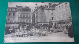 29 QUIMPER 30 LE MARCHE AUX POTERIES 1905 - Quimper
