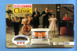 Japan Telefonkarte Japon Télécarte Phonecard - Musik Music Musique Kontrabass - Musique