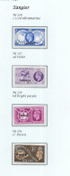 Gb 1948  U.P.U.  Overprinted TANGIER SG276/279  (4)     MOUNTED MINT  - See Notes & Scans - Ongebruikt