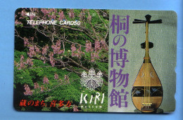 Japan Telefonkarte Japon Télécarte Phonecard - Musik Music Musique Kontrabass - Musique