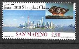 SAN MARINO - 2009 - EXPO SHANGAI 2010 - €2,20 - MINT MNH** ( YVERT 2179 - MICHEL 2386 - SS 2228) - Ungebraucht