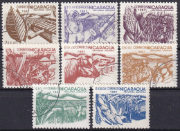 NICARAGUA 1987 Mi-Nr. 2766/73 O Used - Aus Abo - Nicaragua