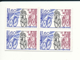 1983 - LE VELOCIPEDE. Ancêtre De La Bicyclette.    - Bloc  De  N° 2290 X 4 - Ungebraucht