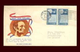 USA 1948 Herdenkings Omslag - Lincoln Gettysburg Address - Scott 978 A425 - 1941-1950