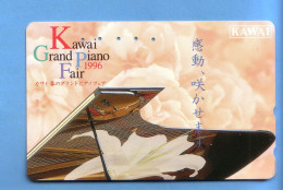 Japan Telefonkarte Japon Télécarte Phonecard - Musik Music Musique Klavier Piano Kawai - Musique