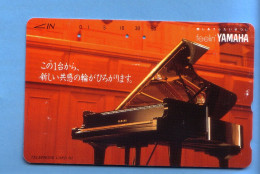 Japan Telefonkarte Japon Télécarte Phonecard - Musik Music Musique Klavier Piano Yamaha - Musique