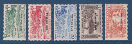 Nouvelle Hébrides - YT PA N° 41 à 45 ** - Neuf Sans Charnière - Poste Aérienne - 1957 - Unused Stamps
