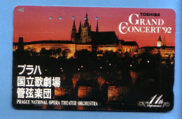 Japan Telefonkarte Japon Télécarte Phonecard - Musik Music Musique  Orchestra Prague - Musique