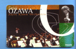 Japan Telefonkarte Japon Télécarte Phonecard - Musik Music Musique  Orchestra Dirigent  Philips - Musique