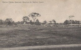 Native Clerks Quarters & Court Antique African Postcard - Non Classés