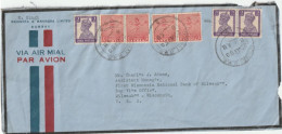 India 1950 Air Mail Cover Mailed - Briefe U. Dokumente