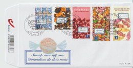 Belgium FDC 1725 Belgian Candies - Mi Bl 163 Babelutten - Babeluttes - Cuderdons - Neuzen - Caramels - Karamellen 2011 - 2011-2014