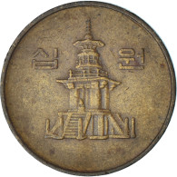 Monnaie, Corée Du Sud, 10 Won, 1989 - Korea, South