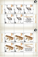 Finland 2021 Europa CEPT Endangered Wildlife Set Of 2 Sheetlets Of Peterspost Issue - Blokken & Velletjes