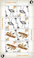 Finland 2021 Europa Endangered Wildlife Minisheet Of Peterspost Issue Crane And Frog 3.50 EUR Each In Tet-beshes - Blocks & Kleinbögen