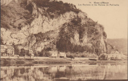 BELGIQUE NAMUR HOUX S / MEUSE LES ROCHERS ET LES RUINES DE POILVACHE - Yvoir