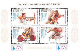 1996 The 100th Anniversary Of Modern Olympic Games And Istanbul '96 MNH Isfila B34 - Ungebraucht
