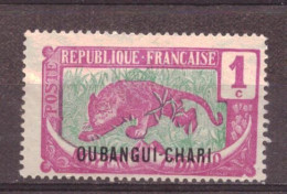 Oubangui Chari 25 MH * Leopard Animals Nature (1922) - Neufs