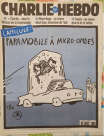 CHARLIE HEBDO 1997 N° 268 CANICULE PAPE PAPAMOBILE A MICRO ONDES - Humor