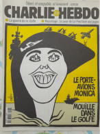 CHARLIE HEBDO 1997 N° 297 TIBERI GUERRE DU GOLF PORTE AVIONS MONICA - Humour