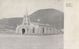 St Mary's Church Ascension Island Saint Helena Antique Postcard - Saint Helena Island