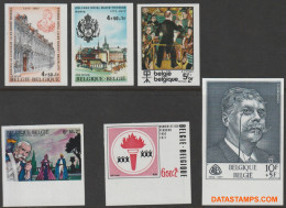 België 1977 - Mi:1895/1900, Yv:1837/1842, OBP:1843/1848, Stamp - □ - Culturele Uitgifte  - 1961-1980
