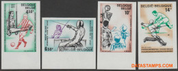 België 1977 - Mi:1915/1918, Yv:1858/1861, OBP:1863/1866, Stamp - □ - Sporten  - 1961-1980