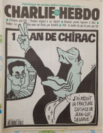 CHARLIE HEBDO 1996 N° 203 JACQUES CHIRAC JEAN LUC DELARUE - Humor