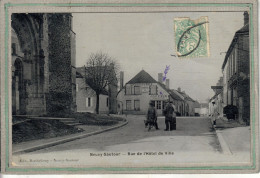 CPA - (89) NEUVY-SAUTOUR - Aspect De La Boutique De Chaussures Du Cordonnier Joffrin Rue De L'Hôtel De Ville En 1906 - Neuvy Sautour