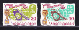 NOUVELLES-HEBRIDES N°  235 & 236 ** MNH Neufs Sans Charnière, TB (D5275) Coupe Du Monde De Football - 1966 - Neufs