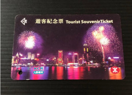 Hong Kong MTR Rail Metro Train Subway Ticket Card,, Set Of 1 Card - Hongkong