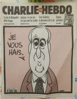 CHARLIE HEBDO 1995 N° 138 EDOUARD BALLADUR JE VOUS HAIS - Humour