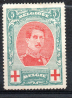 N° 132-V3 *  Cote 27.50 Eur - 1914-1915 Croix-Rouge