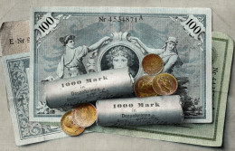 BANCONOTE PAPER MONEY BILLETS -. MONETE COINS - GERMANIA, GERMANY - 100 Mark - #034 - Münzen (Abb.)