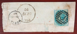 BRITISH INDIA 1897 QV 1/2a FRANKING On Jaypore State COVER, NICE CANC ON FRONT & BACK As Per Scan - Jaipur