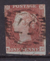GB Victoria Penny Red Imperf -  Good Used - Used Stamps