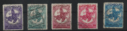 Luxemburg 1934 Michel Nr. 259-64 Gestempelt, Michel 200.-€, 2 Scans, Kinderhilfe - Oblitérés