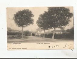 WAREMME RUE DE HUY GRAND PONT 1904 - Waremme