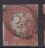 GB Victoria Penny Red Imperf -  Good Used - Oblitérés