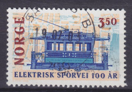 Norway 1994 Mi. 1163,   3.50 Kr Elektrische Strassenbahn In Norwegen Tram Tramways - Gebraucht