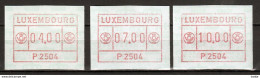 Luxemburg Automaatzegels Mi 1 Div. Postfris - Postage Labels