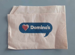 EGYPT - Domino's Restaurant Napkins (Egypte) (Egitto) (Ägypten) (Egipto) (Egypten) Africa - Serviettes Publicitaires