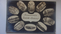 39 SAINT AMOUR CARTE PHOTO  MULTIVUES  1905 - Altri & Non Classificati