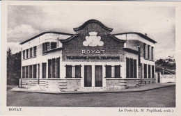 CPM - Royat  : Bureau De Poste ; Style Art Déco -  Architecte A.M. Papillard - - Poste & Facteurs