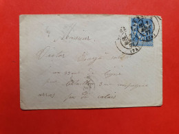 Enveloppe De Le Mans Pour Un Soldat à Arras En 1877 - Réf 1267 - 1877-1920: Semi-Moderne