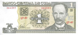 Delcampe - Cuba P-128d  1 Peso  2009  UNC - Cuba