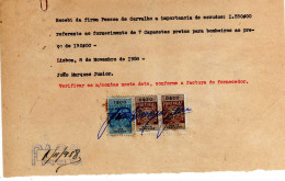 RECIBO Da FIRMA PESSOA DE CARVALHO - Portugal