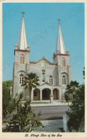 CARTOLINA  ST.MARY'S STAR OF THE SEA,KEY WEST,FLORIDA,STATI UNITI-ROMAN CATHOLIC CHURCH-VIAGGIATA 1964 - Key West & The Keys